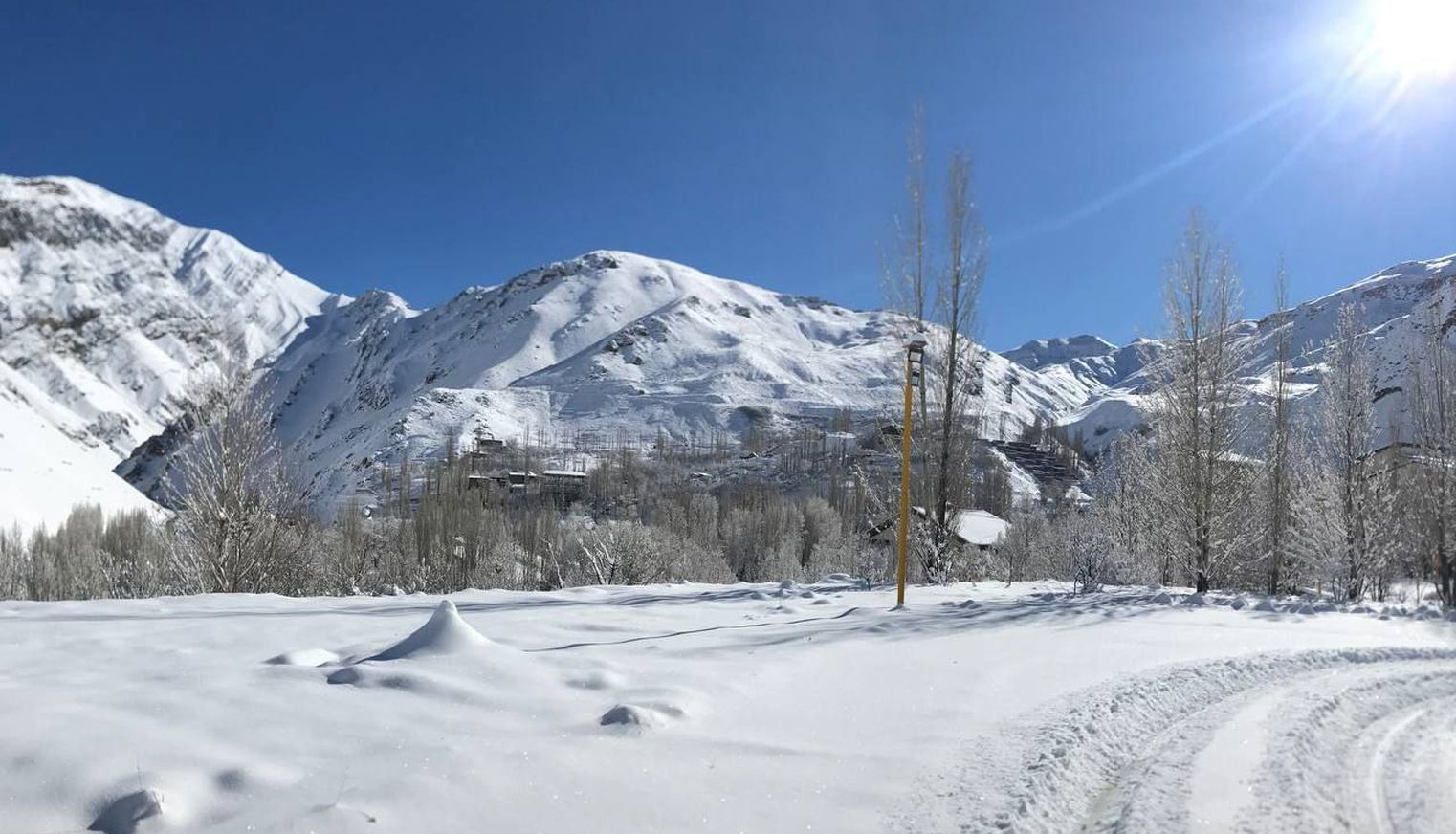 گزارش تصویری |  طبیعت چشم‌نواز زمستانی هتل گاجره