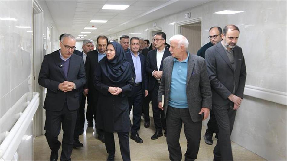 بازدید سرپرست صندوق بازنشستگی کشوری از بیمارستان شریعتی تهران